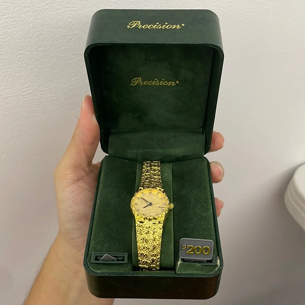 Precision Gold Watch - Picture 1 of 4